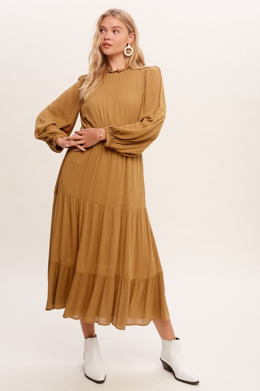 Jayme Boho Maxi Woven Dress