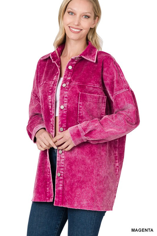 Vanessa Vintage Oversized Corduroy Jacket
