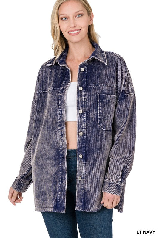 Vanessa Vintage Oversized Corduroy Jacket