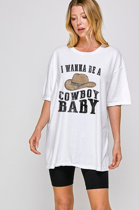 Cowboy Baby Oversized Graphic Tee