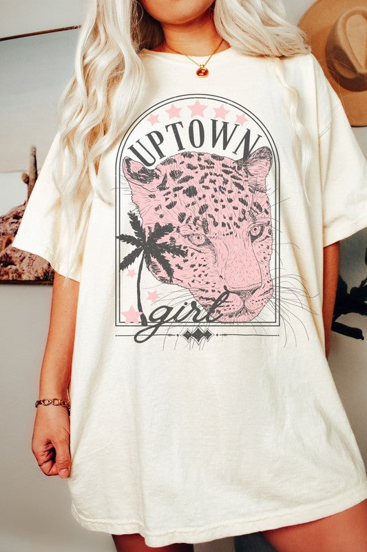 Uptown Girl Oversized Graphic Tee