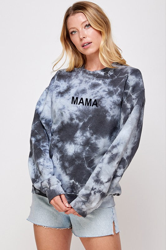 Mama Graphic Print Pullover