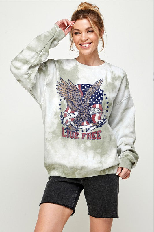 Live Free Graphic Pullover