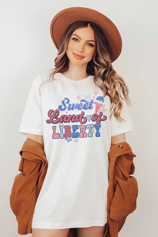 Load image into Gallery viewer, Sweet Land of Liberty Graphic Tee
