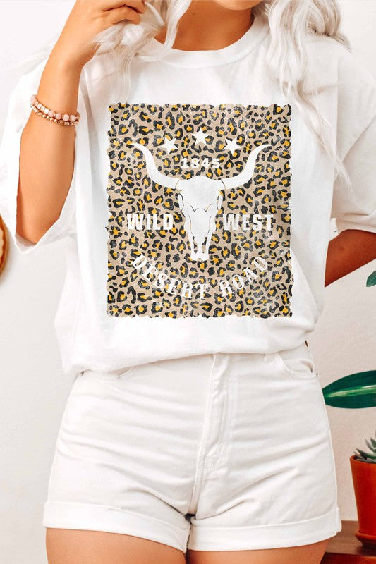 Wild West Leopard Graphic Tee