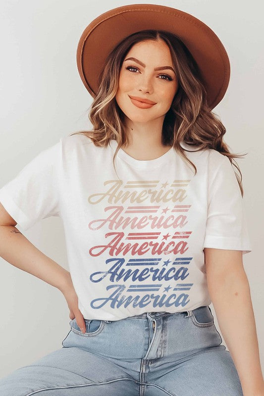 America x 5 Graphic Tee