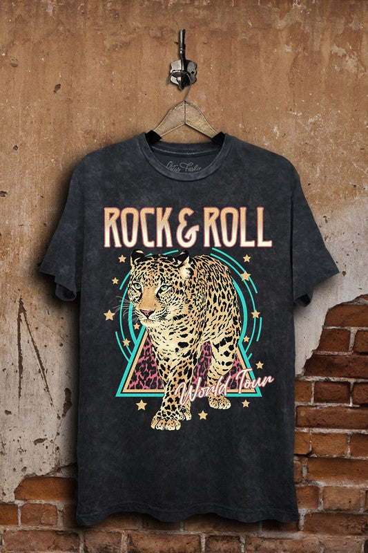 Load image into Gallery viewer, Rock &amp;amp; Roll World Tour Graphic Top
