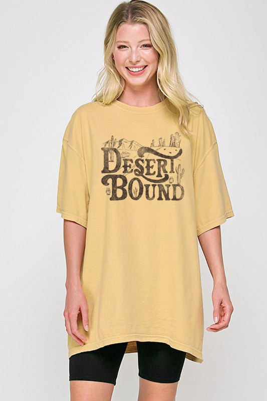 Desert Bound Oversized Graphic Tee