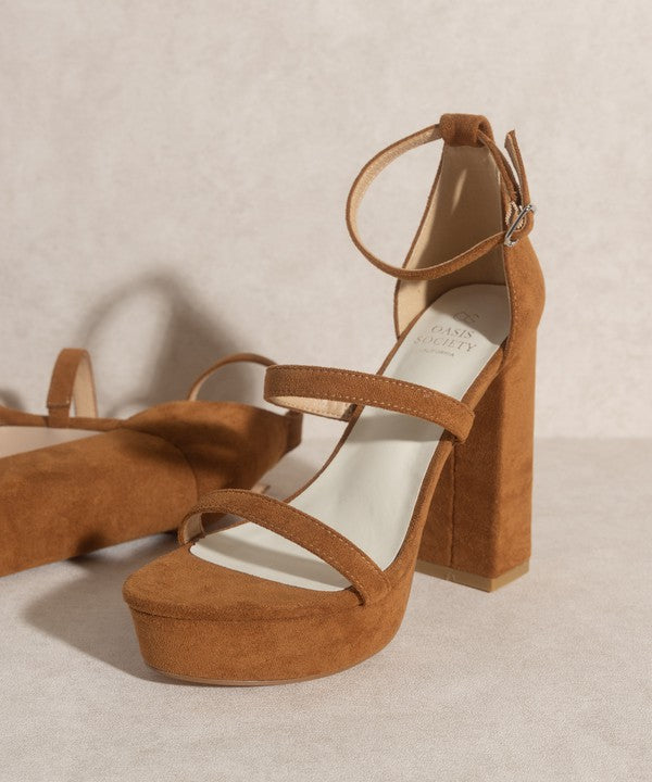 
                      
                        Raelynn  Suede Platform Heels
                      
                    