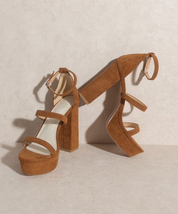 
                      
                        Raelynn  Suede Platform Heels
                      
                    