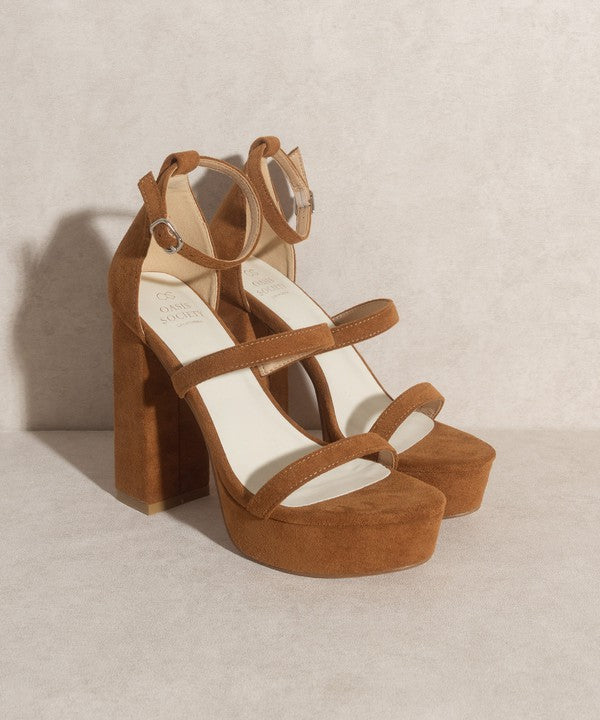 
                      
                        Raelynn  Suede Platform Heels
                      
                    