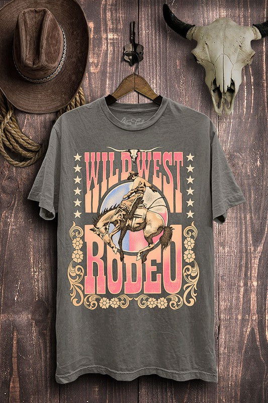 Load image into Gallery viewer, Wild West Rodeo Graphic Top
