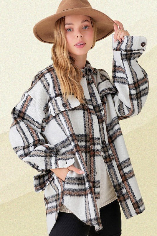 Load image into Gallery viewer, Vallis Plaid Jacket
