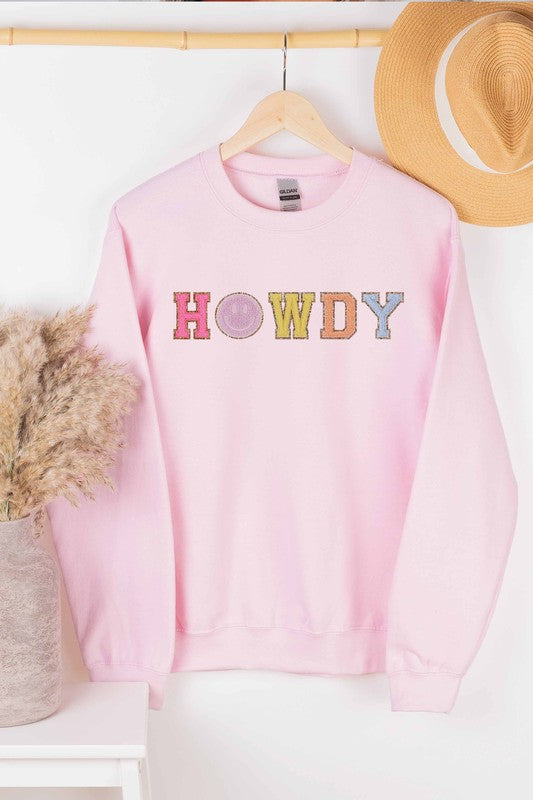 Load image into Gallery viewer, Howdy Graphic Pullover
