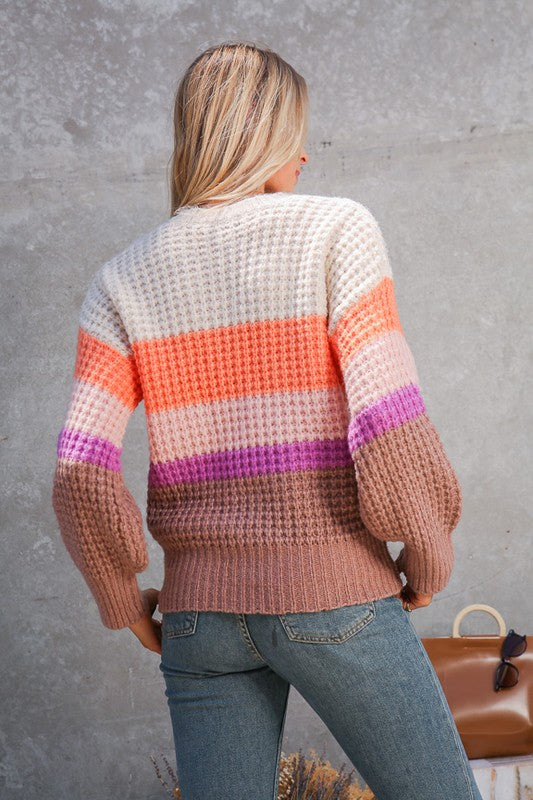 Whitnie Striped Sweater