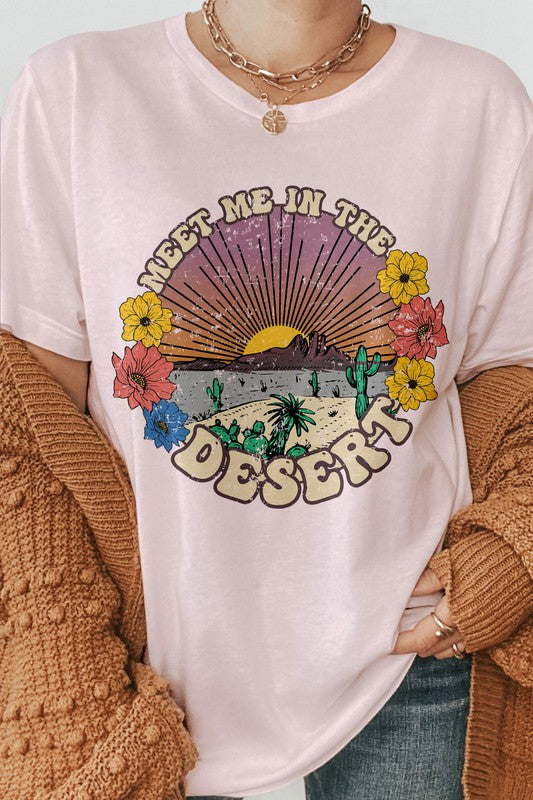 Load image into Gallery viewer, Meet Me in The Desert Graphic Tee

