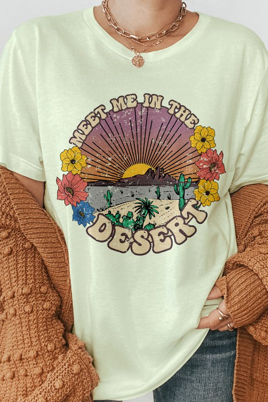 Load image into Gallery viewer, Meet Me in The Desert Graphic Tee
