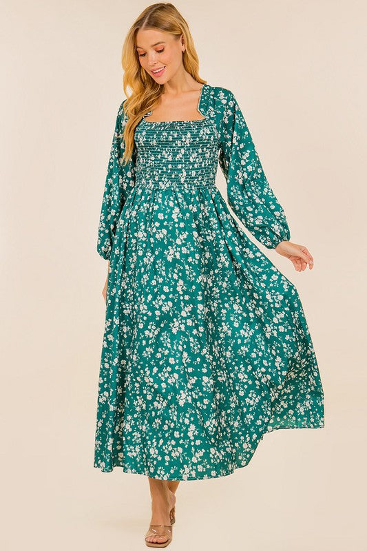 Load image into Gallery viewer, Francine Floral Ruffle Maxi Dress
