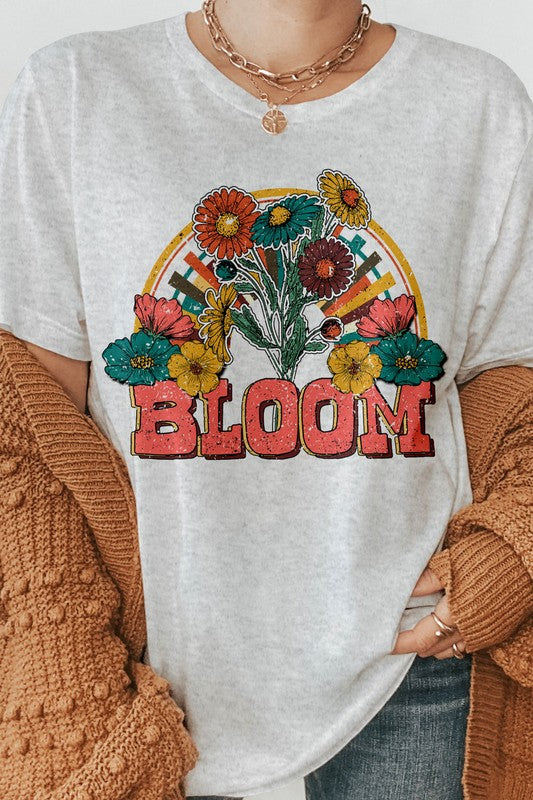 Load image into Gallery viewer, Bloom Retro Graphic Tee
