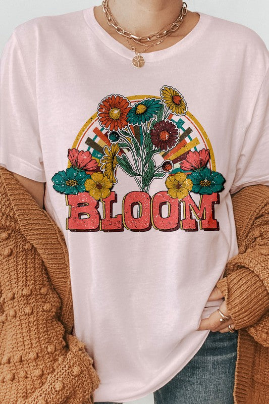 Bloom Retro Graphic Tee