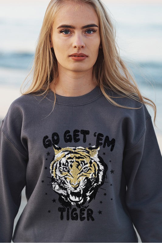 Go Get Em Tiger Graphic Pullover