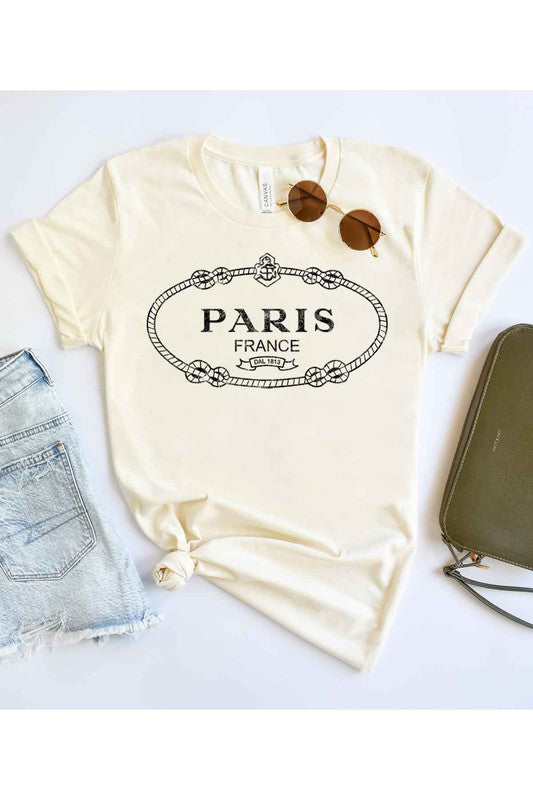 
                      
                        Paris France Rope Detail Graphic Tee - Plus
                      
                    