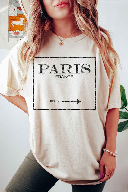 Paris France Graphic Tee - Plus