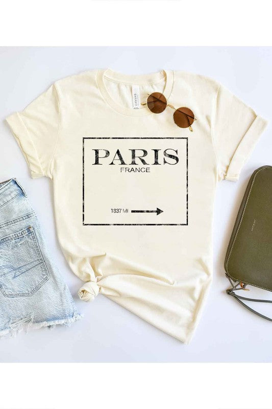 Paris France Graphic Tee - Plus