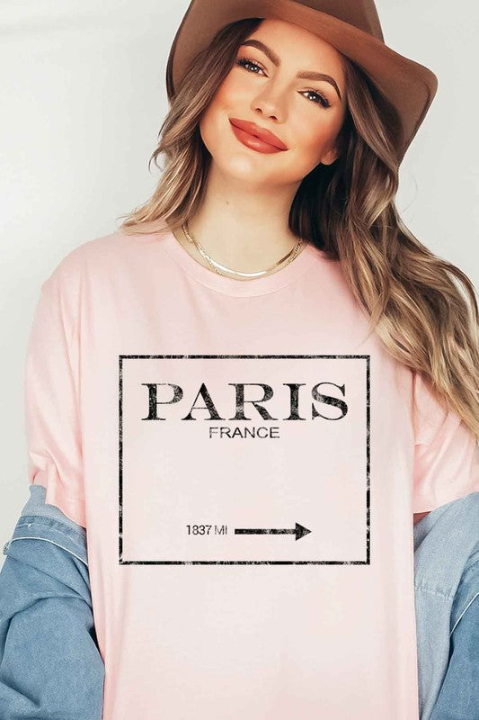 Paris France Graphic Tee - Plus