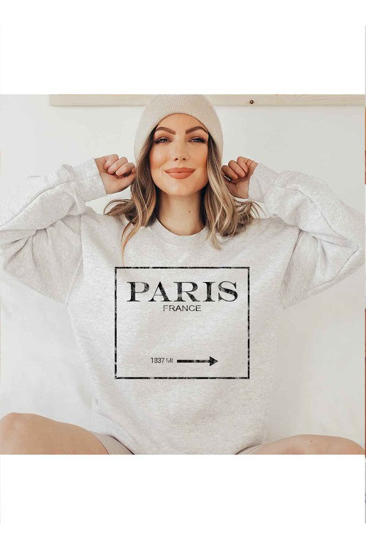 
                      
                        Paris France Graphic Pullover Plus
                      
                    