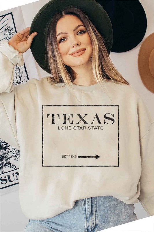 TX Lone Star State Graphic Pullover