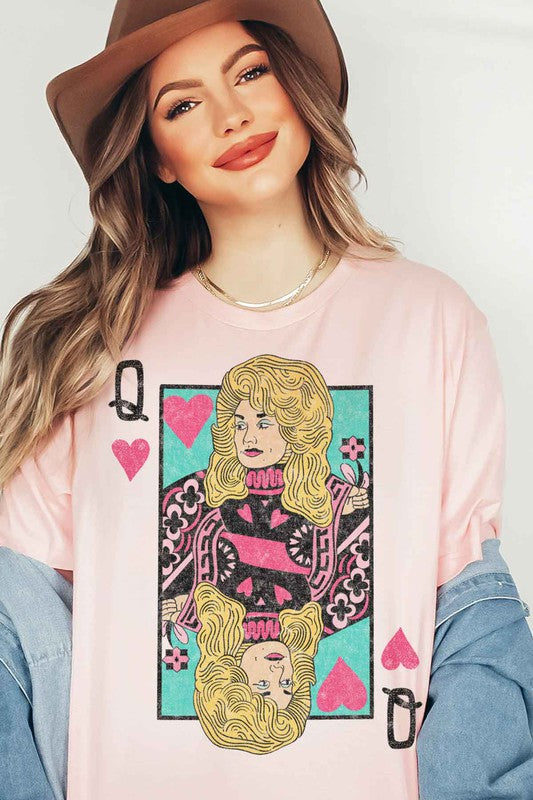 Dolly Queen of Hearts Graphic Tee Plus