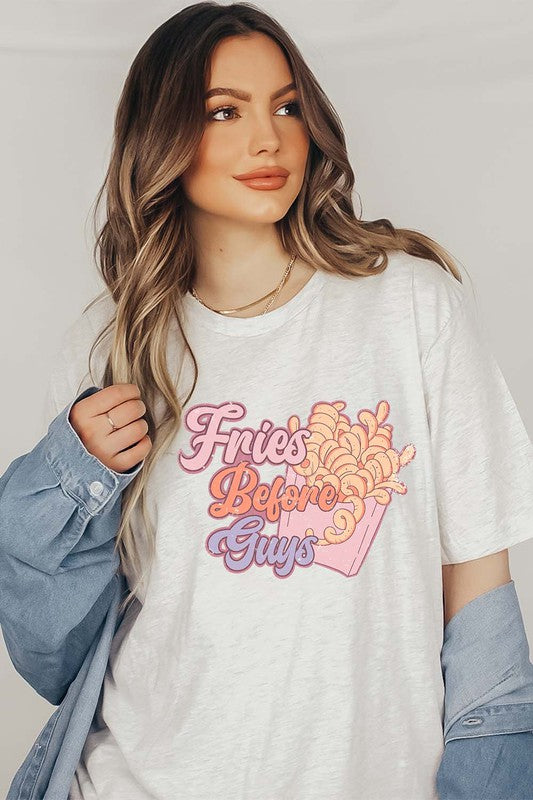Load image into Gallery viewer, Fries before guys Graphic Tee
