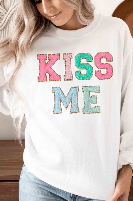 
                      
                        Kiss Me Graphic Pullover
                      
                    