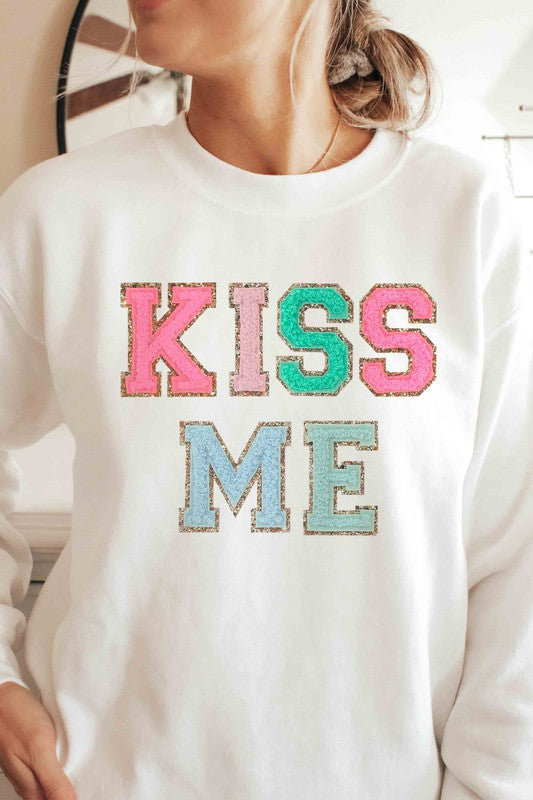 
                      
                        Kiss Me Graphic Pullover
                      
                    