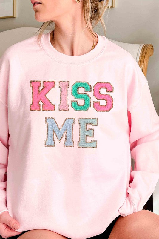 
                      
                        Kiss Me Graphic Pullover
                      
                    