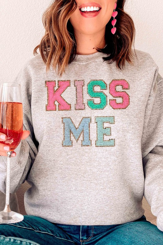 
                      
                        Kiss Me Graphic Pullover
                      
                    