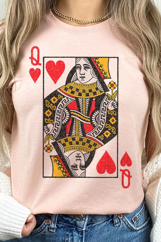 Queen of Hearts Graphic Tee Plus