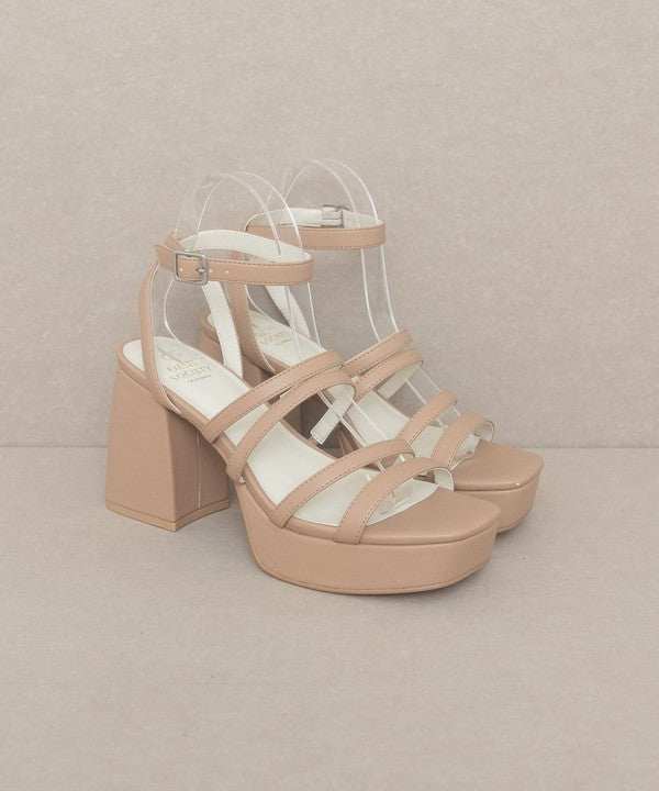 Talia Strappy platform Heeled Sandal