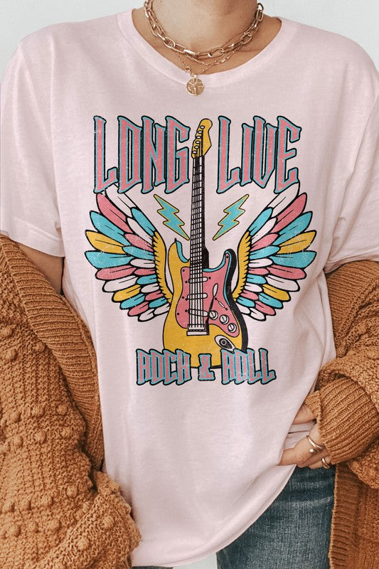 Long Live Rock and Roll, Retro Graphic Tee
