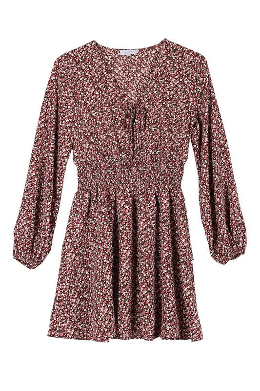 Fiona Floral Babydoll Dress