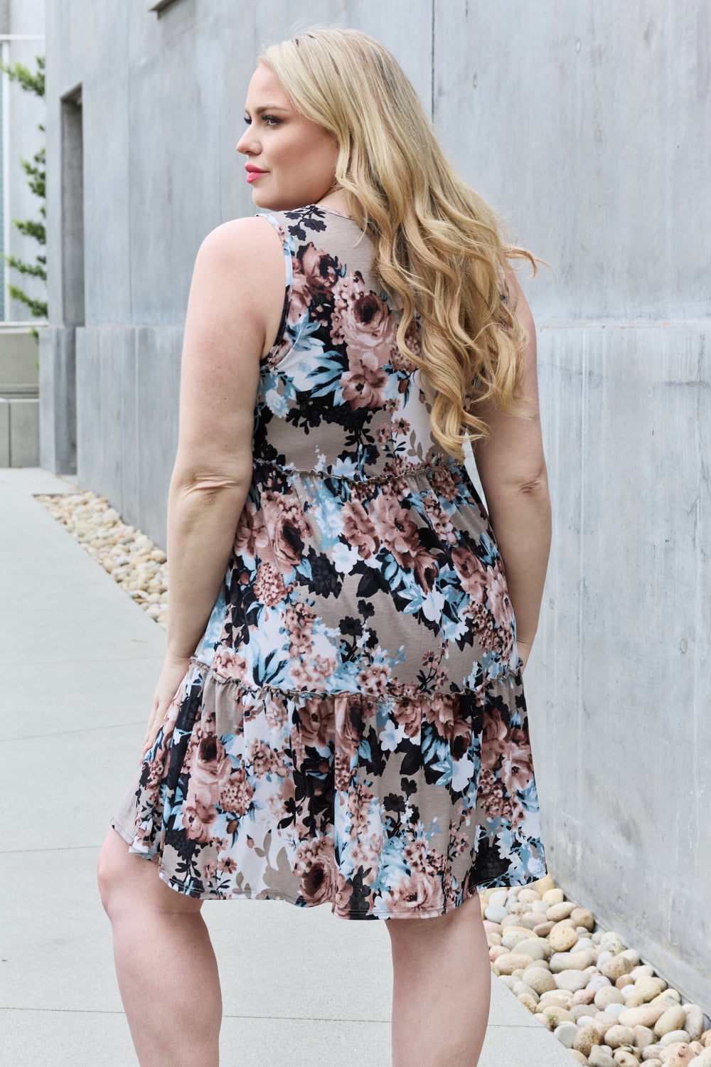 Summer Love Floral Sleeveless Dress