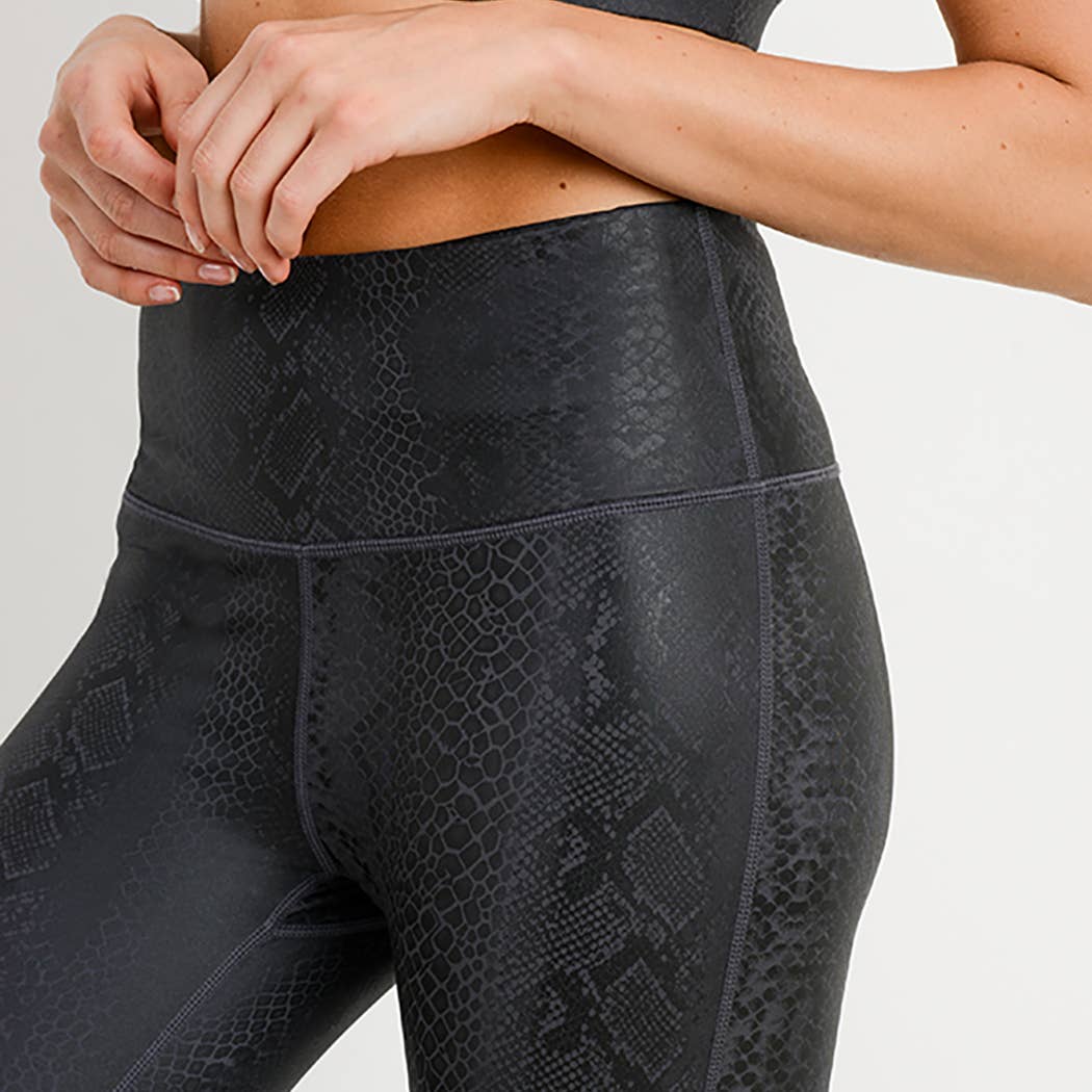 Snake Foil Print Highwaist Leggings