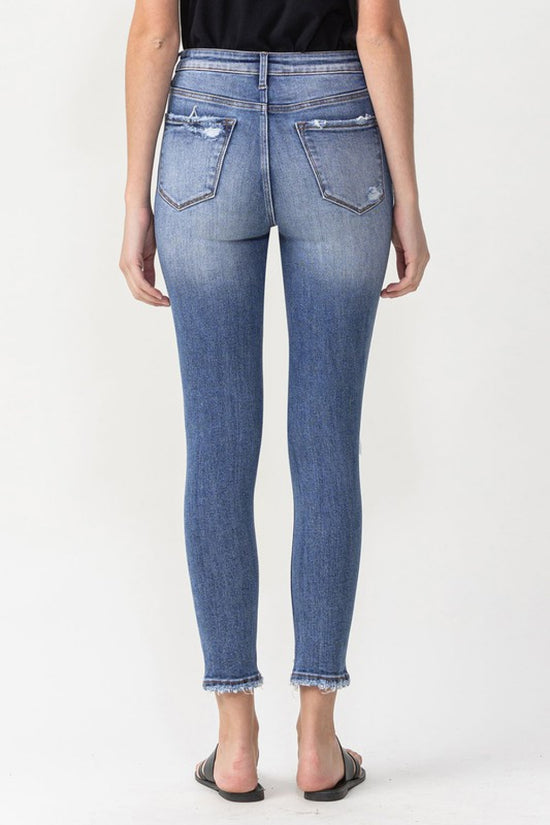 Juliana High Rise Distressed Skinny Jeans