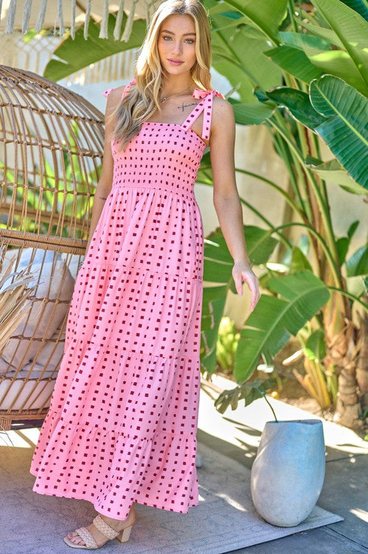 Sienna Smocked Tiered Maxi Dress