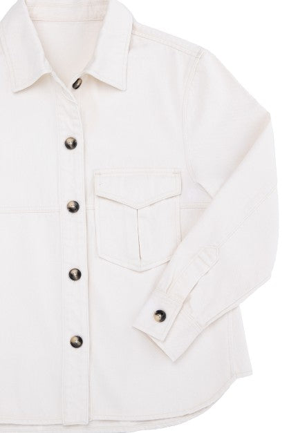 Lorrin Denim Top