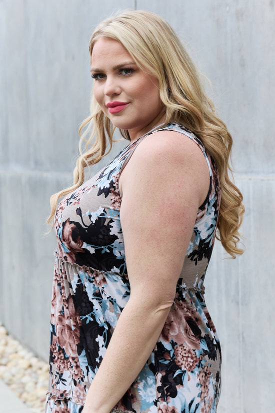 Summer Love Floral Sleeveless Dress