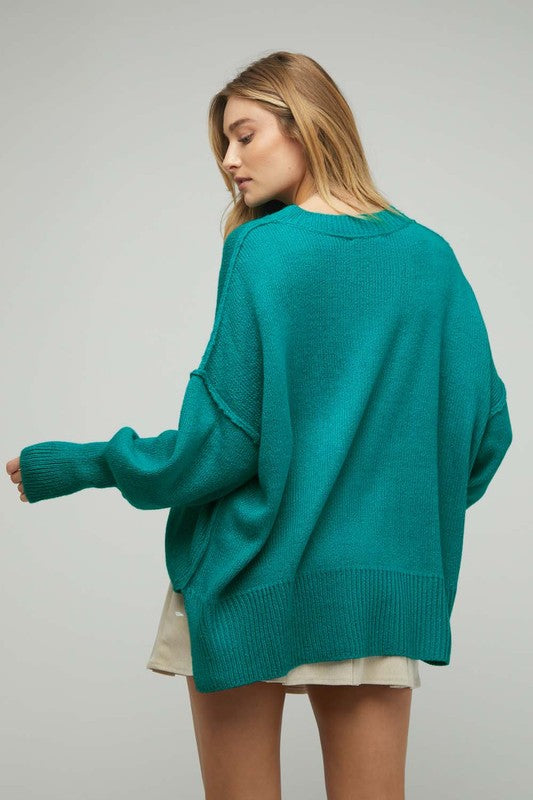 
                      
                        Rosie Boat Neck Oversized Sweater - Plus
                      
                    