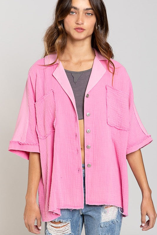 Leighton Oversized Shirt Jacket