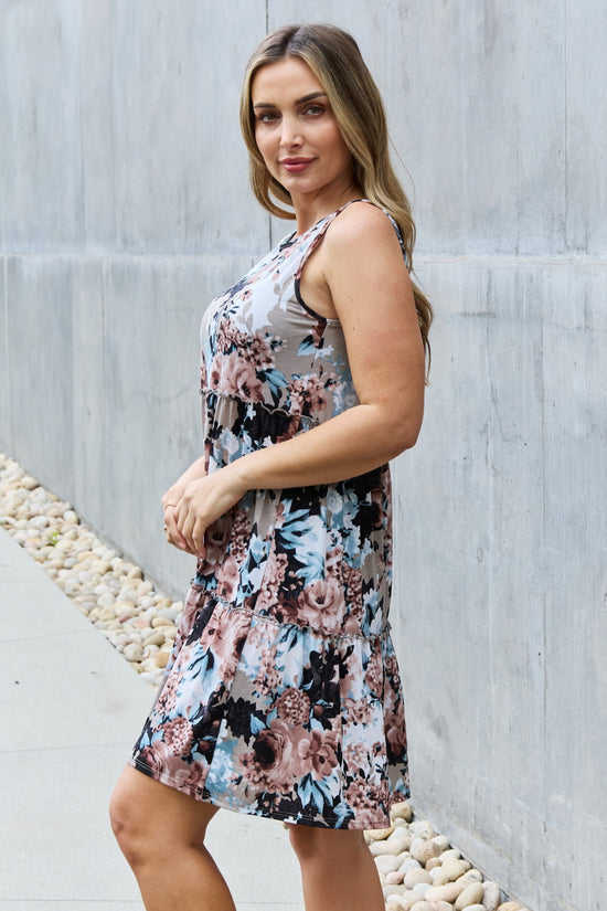 Summer Love Floral Sleeveless Dress